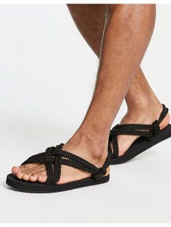 sandals in rope