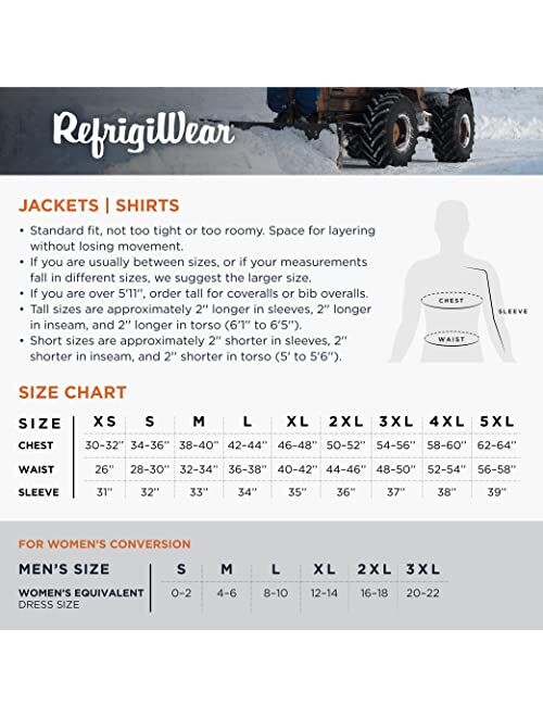 RefrigiWear Iron-Tuff Jackoat Insulated Workwear Jacket, -50F Comfort Rating