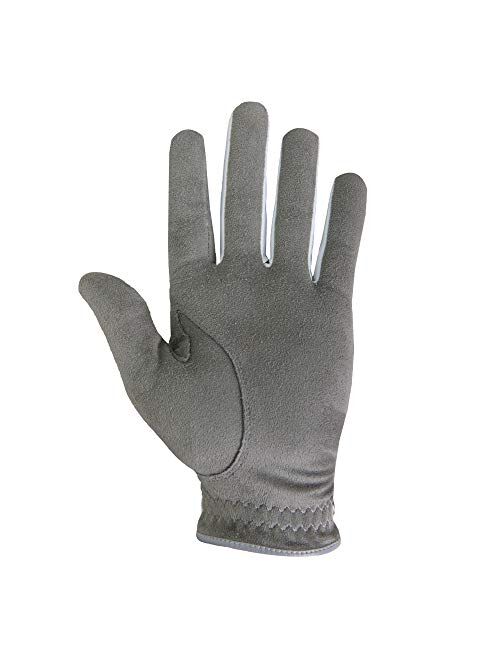 FootJoy Men's RainGrip Golf Gloves, Pair (White)