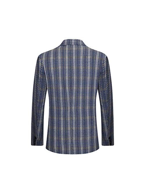 Piero Lusso Boys' Fashion Modern Fit Sport Blazers Casual Jackets