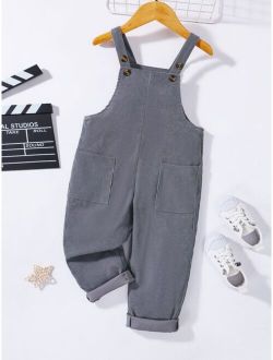 Toddler Boys Dual Pocket Overall Jumpsuit