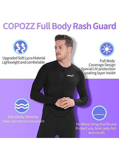 Reef COPOZZ Diving Skin, Men Women Youth Thin Wetsuit Rash Guard- Full Body UV Protection - for Diving Snorkeling Surfing Spearfishing Sport Skin