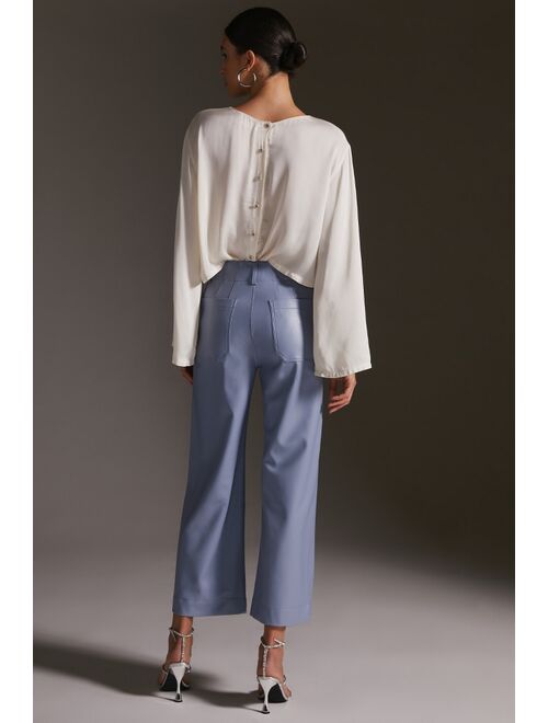 Buy Maeve The Colette Faux Leather Pants online | Topofstyle