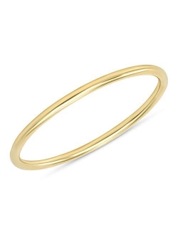 TOUSIATTAR 14K Gold-Filled Stackable Rings - Nice Women and Girls Stacking Ring Set Fashion Delicate Simple Statement Jewelry Gifts for Her - Made in USA