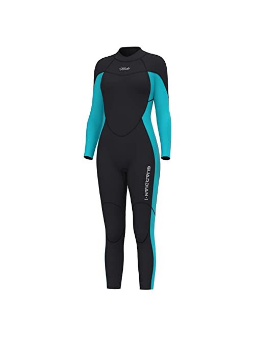 Hevto Women Wetsuits 3/2mm Neoprene Surfing Swimming Diving SUP Full Suits Keep Warm in Cold Water