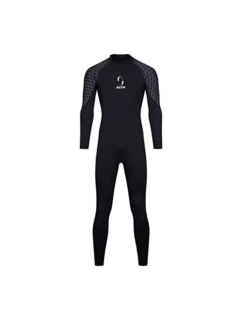 ZCCO Wetsuits Men's Women's 3mm Premium Neoprene Full Sleeve Dive Skin for Spearfishing,Snorkeling, Surfing,Canoeing,Scuba Diving Wet Suits