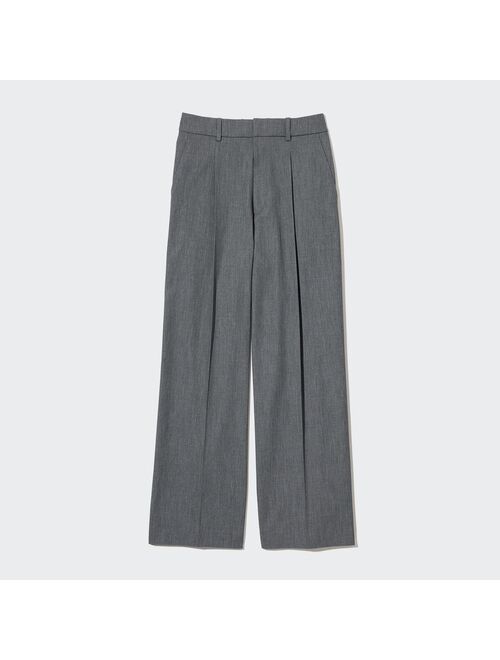Uniqlo Wide-Fit Pleated Pants