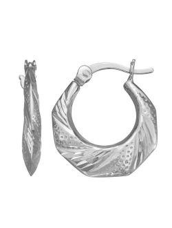 Kids' Junior Jewels Sterling Silver Hoop Earrings