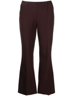 P.A.R.O.S.H. mid-rise flared trousers