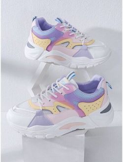 Color Block Chunky Sneakers