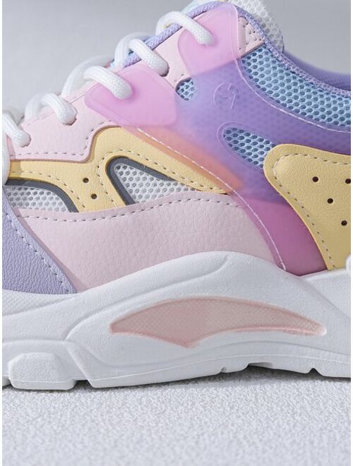 Shein Color Block Chunky Sneakers