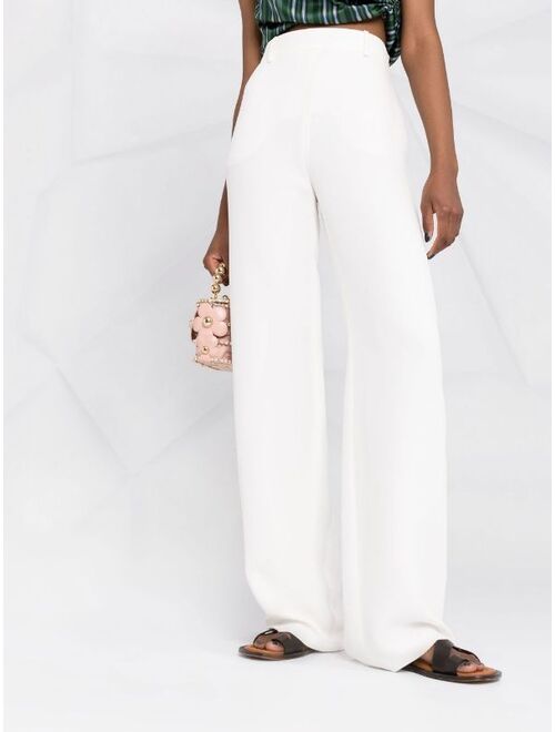 Valentino high-waisted wide-leg trousers