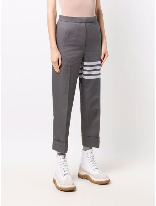 Thom Browne 4-Bar stripe tailored trousers