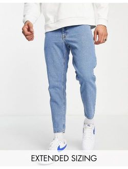 classic rigid jeans in mid wash blue