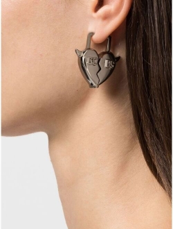 Gcds broken-heart drop earrings