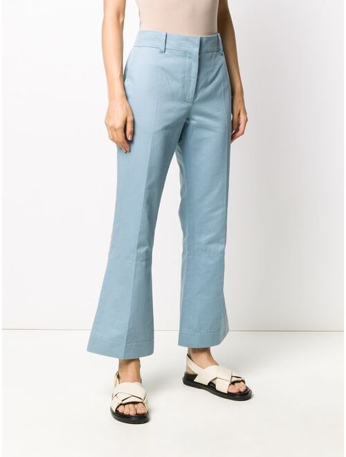 Marni flared cropped trousers