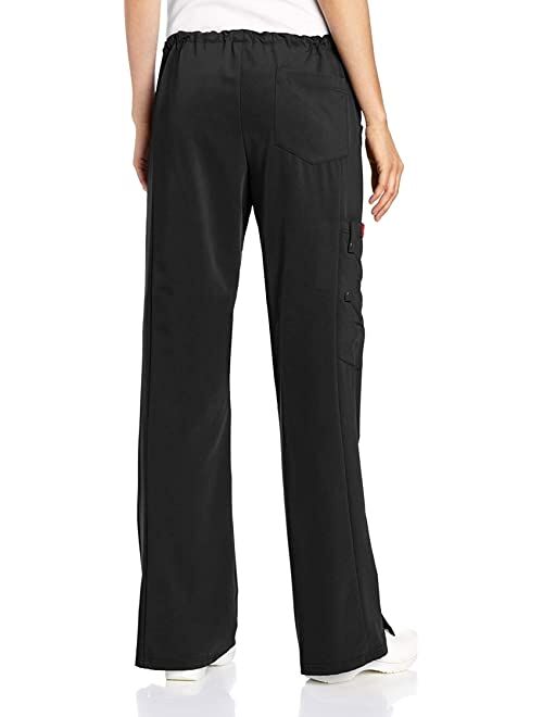 Dickies Women's Xtreme Stretch Mid Rise Drawstring Cargo Pant