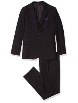 American Exchange Boys' Solid Vested Suit