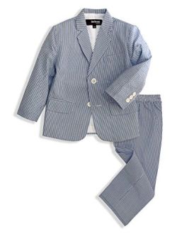 Gino Giovanni Boys Seersucker 2 Button Suit Set