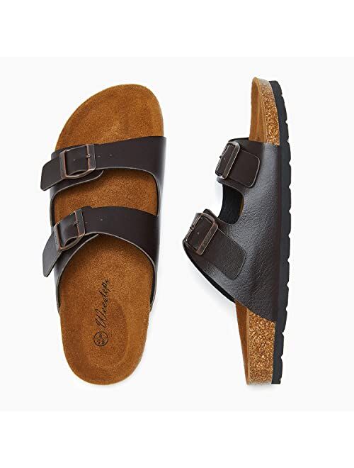 Weestep Essential lightweight double buckle slip-on flat adjustable womens mens sandals