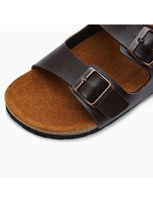 Weestep Essential lightweight double buckle slip-on flat adjustable womens mens sandals