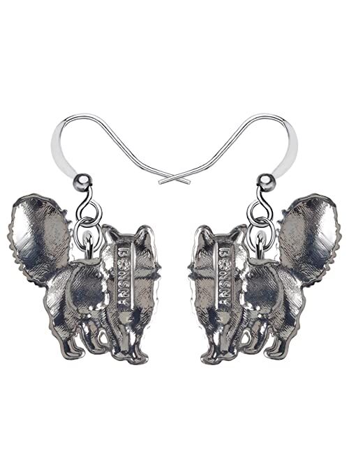 Generic Enamel Alloy Chubby Cat Earrings Kitten Drop Dangle Fashion Jewelry For Women Girls Pet Charm Gift