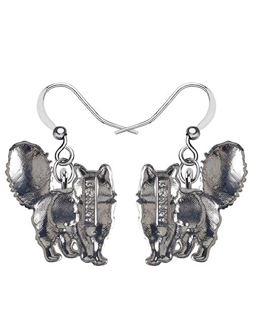 Generic Enamel Alloy Chubby Cat Earrings Kitten Drop Dangle Fashion Jewelry For Women Girls Pet Charm Gift