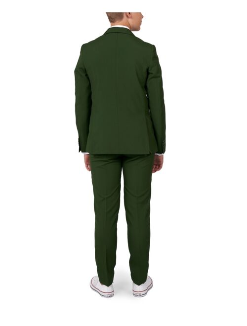 OppoSuits Big Boys Glorious Solid Color Suit, 3-Piece Set