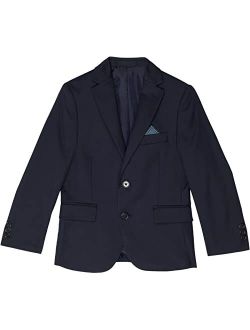 LAUREN Ralph Lauren Kids Navy Solid Suit Separate Jacket (Little Kids/Big Kids)