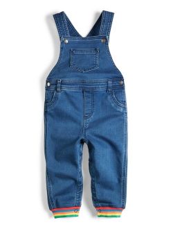 Baby Boys Denim Overalls, Created for Macy's