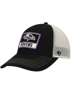 '47 BRAND Boys Black, Natural Baltimore Ravens Zoomer MVP Snapback Hat