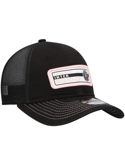 New Era Youth Boys Black Inter Miami Cf Established 9Twenty Trucker Snapback Hat