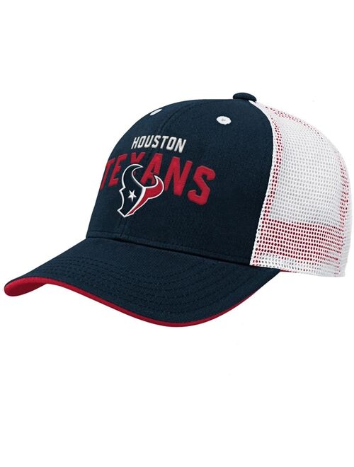 OUTERSTUFF Youth Boys Navy Houston Texans Core Lockup Snapback Hat
