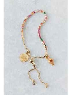 Venessa Arizaga Peace Of Mind Rhinestone Bracelet