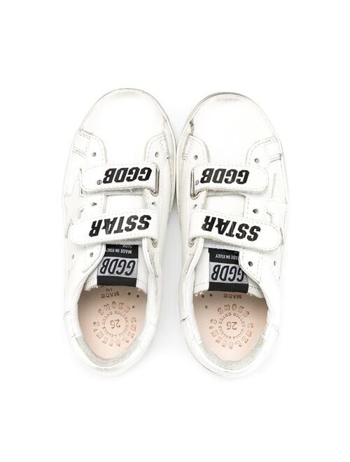 Golden Goose Kids Superstar touch strap sneakers