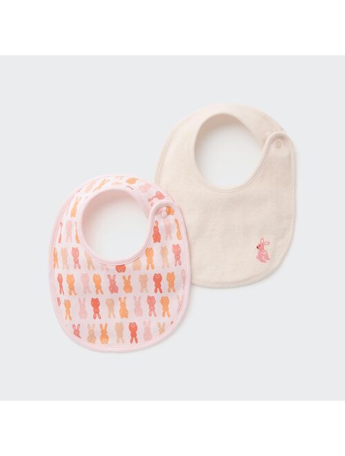 Uniqlo Joy of Print Bib (Set of 2)(Rabbit)