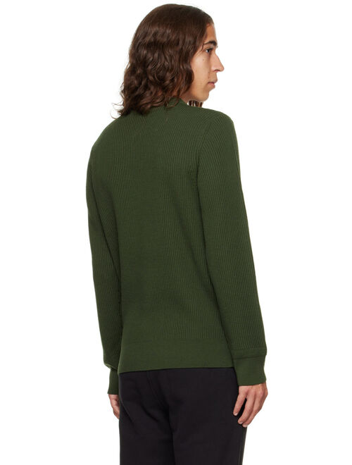 Stone Island Green Rib Sweater