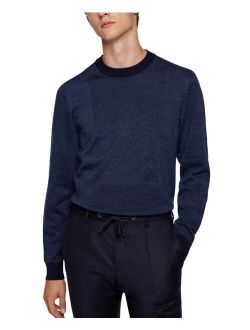 BOSS Men's Crewneck Italian Wool Sweater
