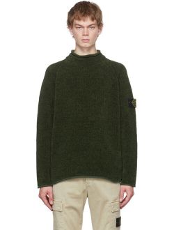 Green Chenille Sweater