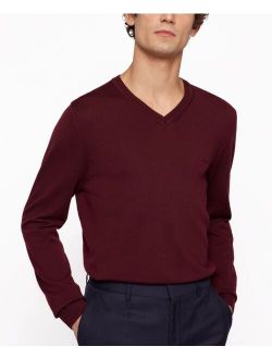 BOSS Men's Regular-Fit V-Neck Sweater