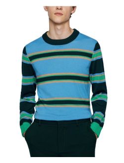 BOSS Men's Regular-Fit Virgin-Wool Sweater