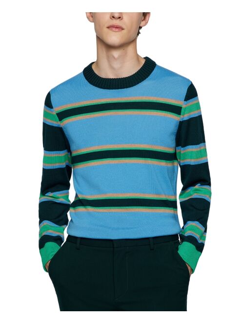 Hugo Boss BOSS Men's Regular-Fit Virgin-Wool Sweater