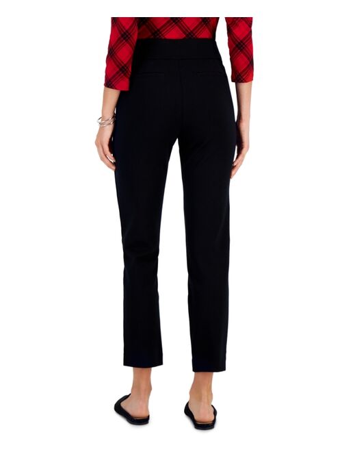 Charter Club Cambridge Petite Tummy-Control Ponte-Knit Pants, Created for Macy's