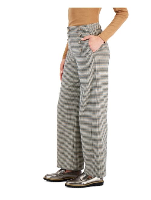 Charter Club Women's Plaid Sailor Pants, Created for Macy's