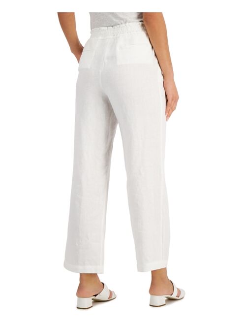Charter Club Linen Pull-On Pants, Created for Macy's