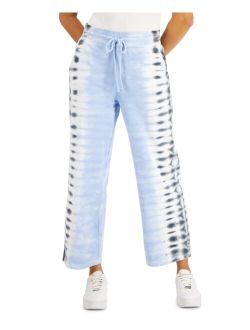 Style & Co Tie-Dye Wide-Leg Sweatpants, Created for Macy's