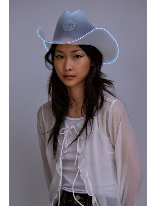 Urban outfitters Neon Cowboys Light-Up Cowboy Hat