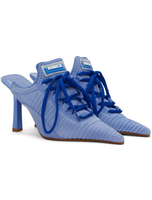 ANCUTA SARCA SSENSE Exclusive Blue Olympia Trainer Heels