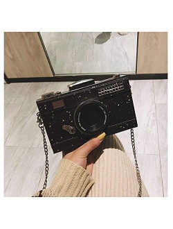 MODERNGENIC Fashion 'Camera' Handbag, Envelope Clutch, Cross-body Shoulder Purse, Soft PU Leather Handbag for Women/Girls