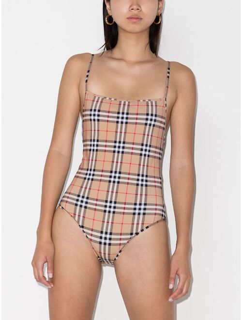 Burberry Vintage Check pattern swimsuit